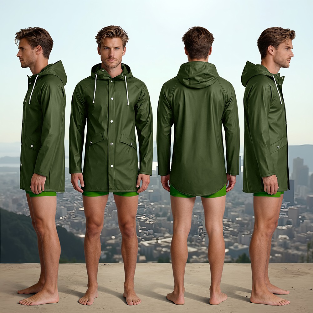 Verdant Voyager Rain Jacket
