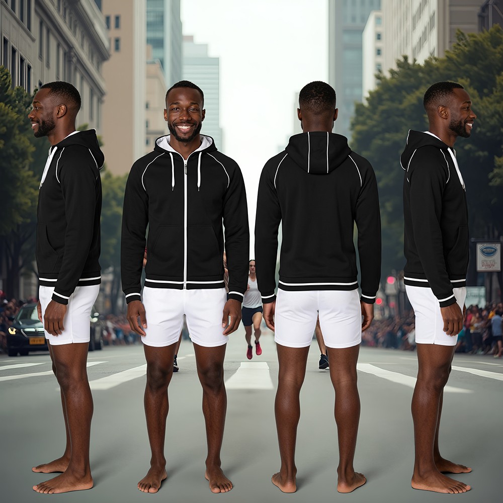 Urban Edge Zip-Up Hoodie